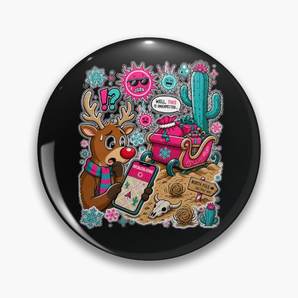 Item preview, Recalculating Lost Reindeer Funny Christmas GPS Graphic Tee designed and sold by Design Vibras.