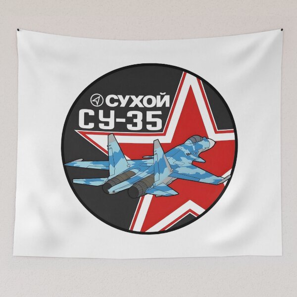 Item preview, Sukhoi Su-35 Flanker-E Russian Tactical Aviation Patch designed and sold by CharlieDesings.