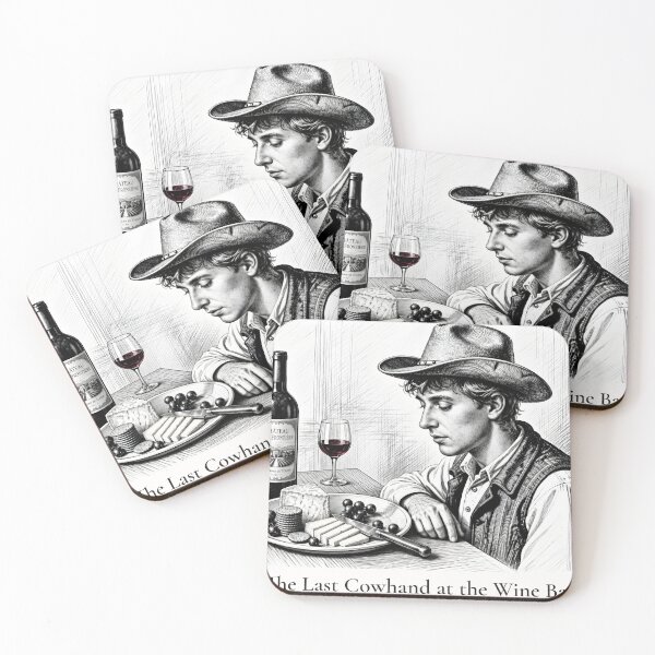 Item preview, Cowhand Wine Bar Art designed and sold by John-NW-Shop.