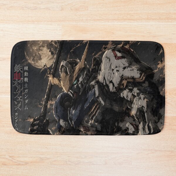 Item preview, Gundam Barbatos – Dark Moonlit Battle Mecha Warrior Anime Art designed and sold by Dyan4.