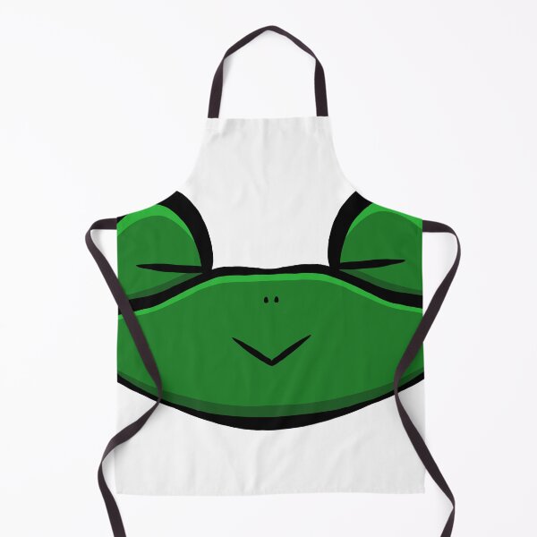 Item preview, Cute Sleepy Frog Face Green – Minimalist Kawaii Sticker Art designed and sold by davidmalec.