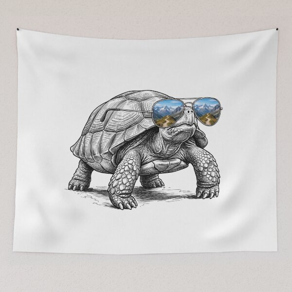 Item preview, Tortoise Mountain Trail Shades Reflection designed and sold by Bad-Decisions-Designs.