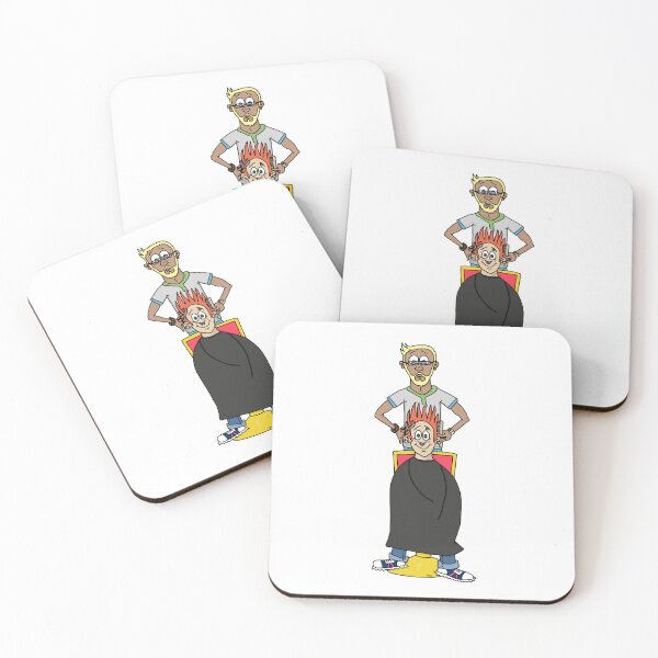 Item preview, Funny Barber & Stylist Haircut Sticker | Quirky Salon Art designed and sold by MyxaART.