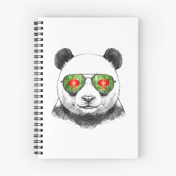 Item preview, Panda Bamboo Lantern Sunglasses Reflection designed and sold by Bad-Decisions-Designs.