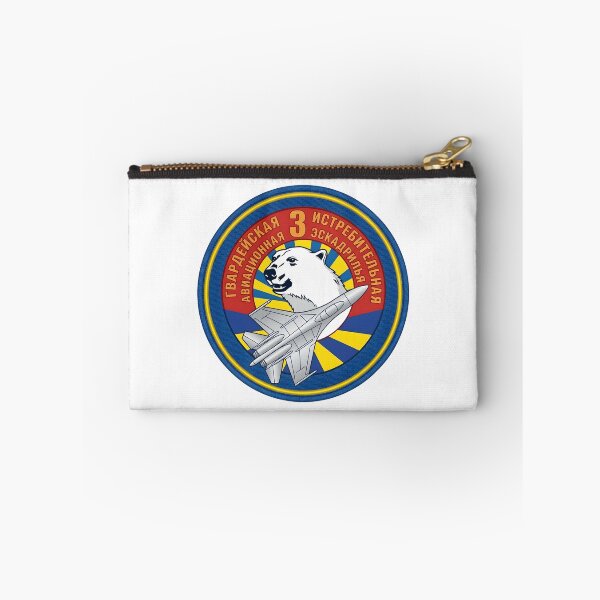 Item preview, Russian Air Force 3rd Guards Fighter Aviation Squadron Polar Bear Patch designed and sold by CharlieDesings.