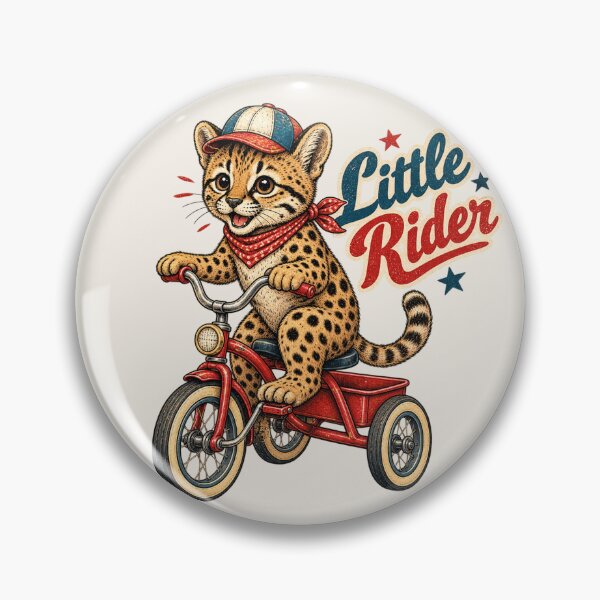 Item preview, Cute Leopard Cub Riding Tricycle designed and sold by lungpleecha.