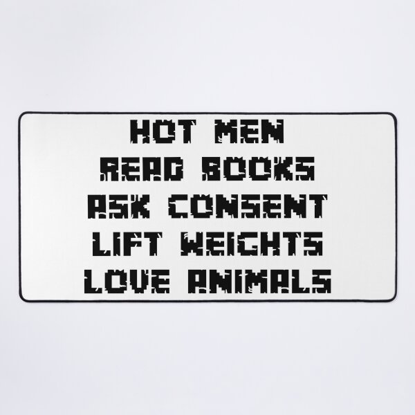 Item preview, Hot Men Read Books and Love Animals designed and sold by Skyeleigh and Spideough.