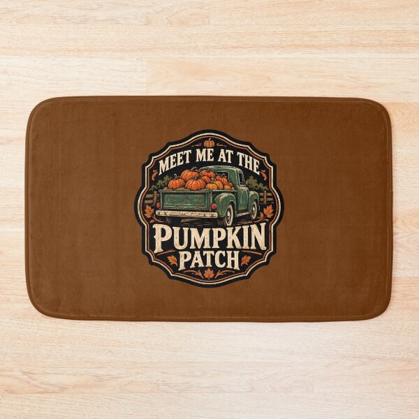 Item preview, Vintage Pumpkin Patch Farm Truck Autumn Harvest designed and sold by DemureArtsy.