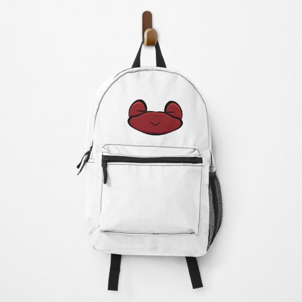 Item preview, Cute Sleepy Frog Face Red – Minimalist Kawaii Sticker Art designed and sold by davidmalec.