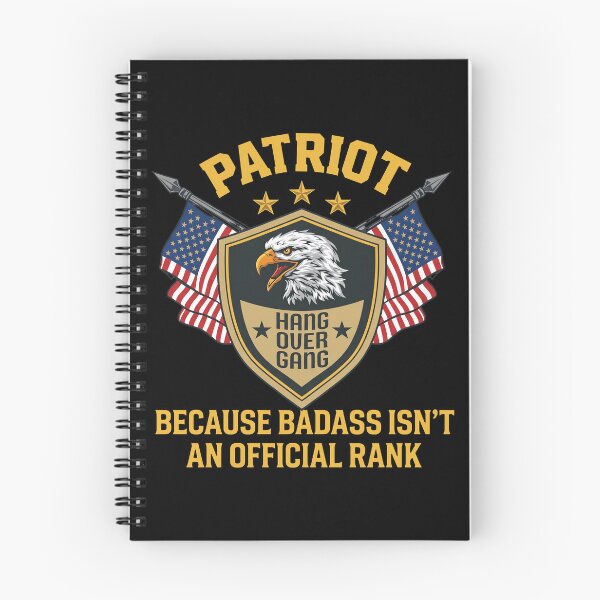 Item preview, Patriot Hang Over Gang - Because Badass Isnt An Official Rank designed and sold by onlytiggokk.