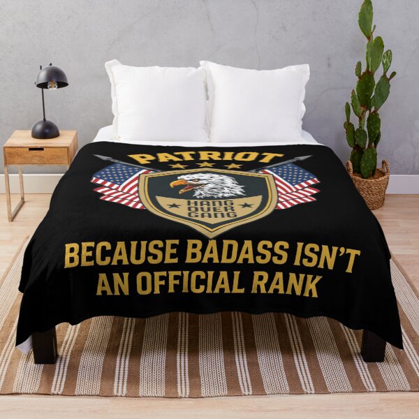 Item preview, Patriot Hang Over Gang - Because Badass Isnt An Official Rank designed and sold by onlytiggokk.