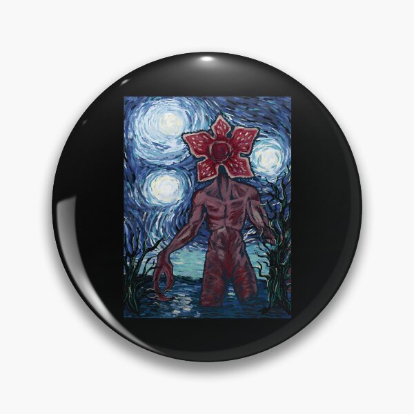Item preview, Stranger Things Demogorgon Starry Night designed and sold by MaceonPi.