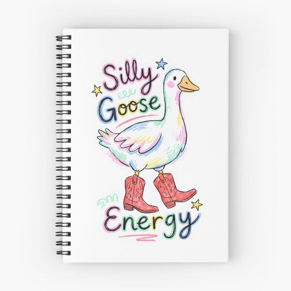 Item preview, Silly Goose Energy Funny Naive Doodle Aesthetic designed and sold by PANCOSS.