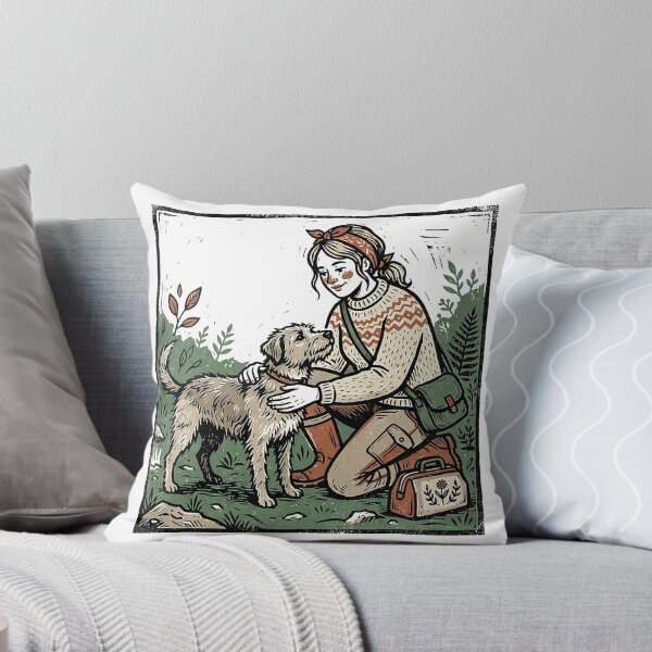 Item preview, Cottagecore Vet And Farm Dog designed and sold by eduardoroa22.