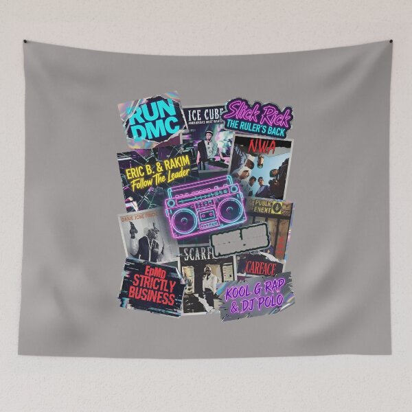 Item preview, 90s Old School Rap Album Cover Collage Mix-42 designed and sold by FranFranke.