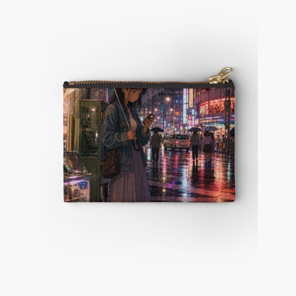 Item preview, Rainy Night Phone Anime Girl Tokyo designed and sold by vekotpu.