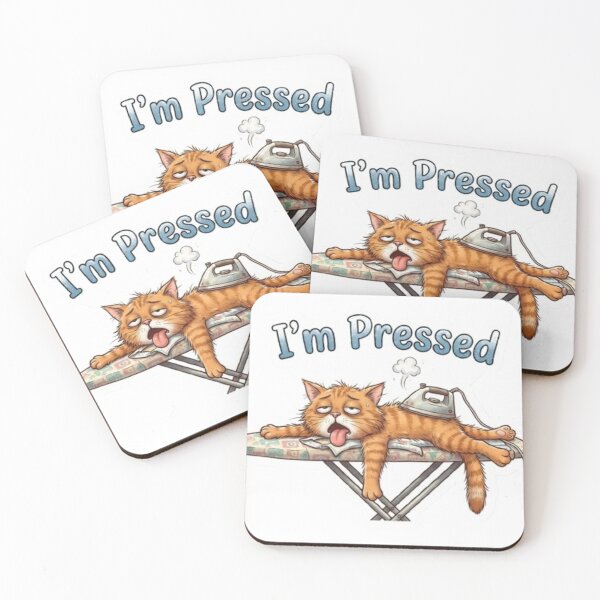 Item preview, Exhausted Orange Tabby Cat Ironing Board designed and sold by Snurly.