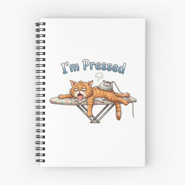 Item preview, Exhausted Orange Tabby Cat Ironing Board designed and sold by Snurly.