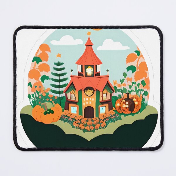 Item preview, Pumpkin Patch with Miniature Garden Ride designed and sold by For-Cat.