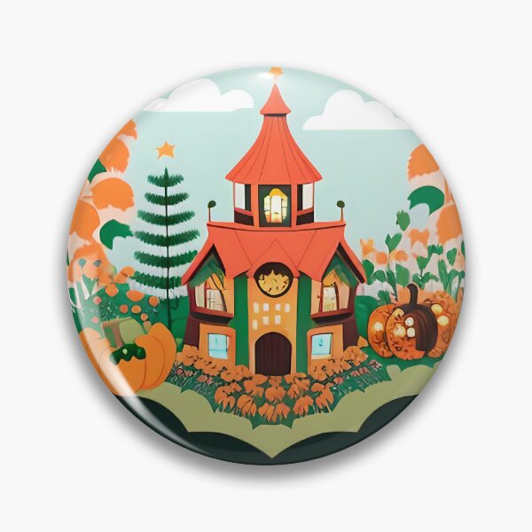 Item preview, Pumpkin Patch with Miniature Garden Ride designed and sold by For-Cat.