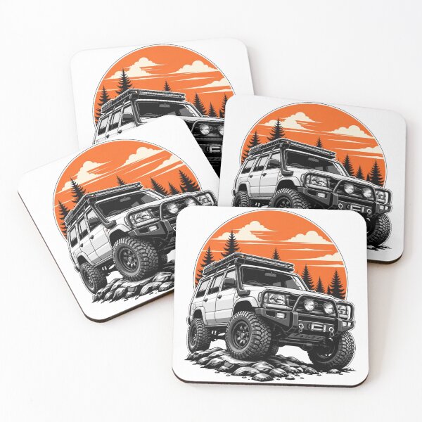 Item preview, Overland Expedition Vintage 4x4 Offroad Sunset Trail designed and sold by Retro Surf & Roam.