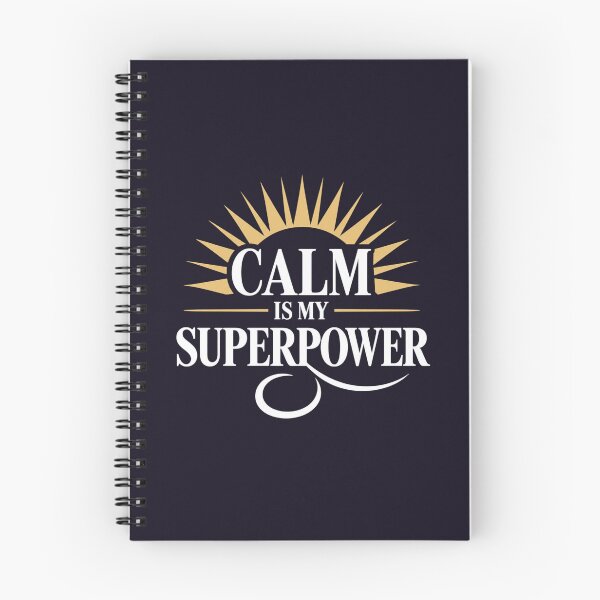 Item preview, Calm Is My Superpower Sunburst Typography designed and sold by Aarvya Fashion Club ( A.F.C ).