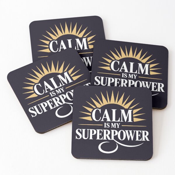 Item preview, Calm Is My Superpower Sunburst Typography designed and sold by Aarvya Fashion Club ( A.F.C ).
