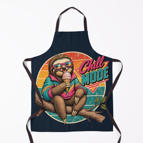 Item preview, Chill Mode Sloth Eating Ice Cream designed and sold by lungpleecha.