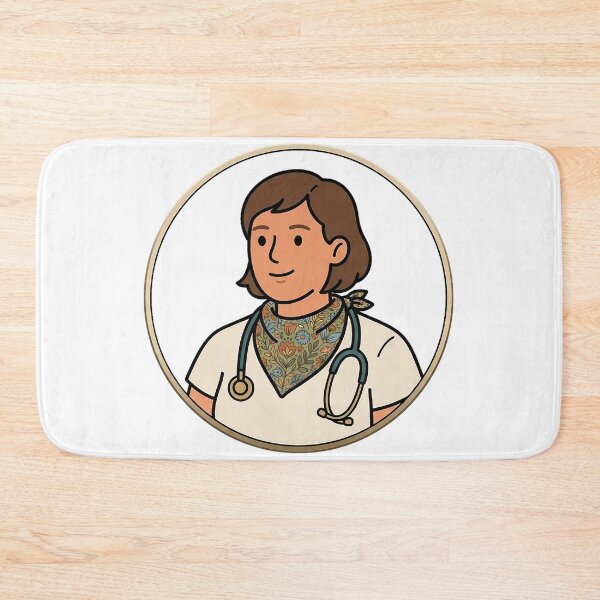 Item preview, Cottagecore Vet Bust Medallion designed and sold by eduardoroa22.