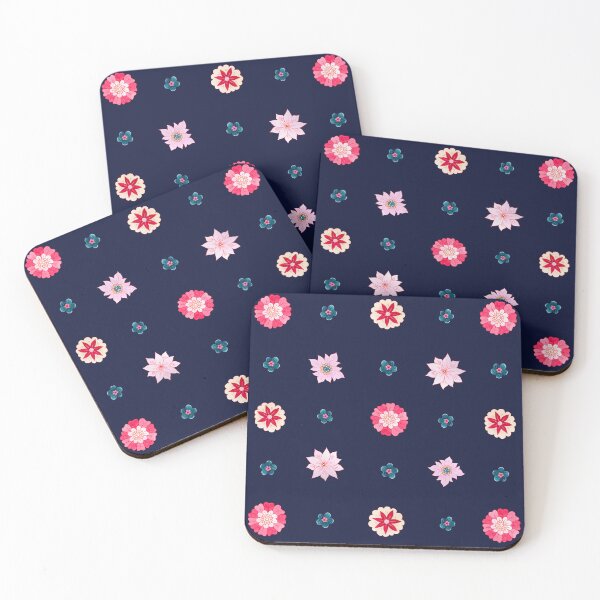 Item preview, Jaipur Floral Trellis - Deep Navy designed and sold by Piret Victoria Ribas.