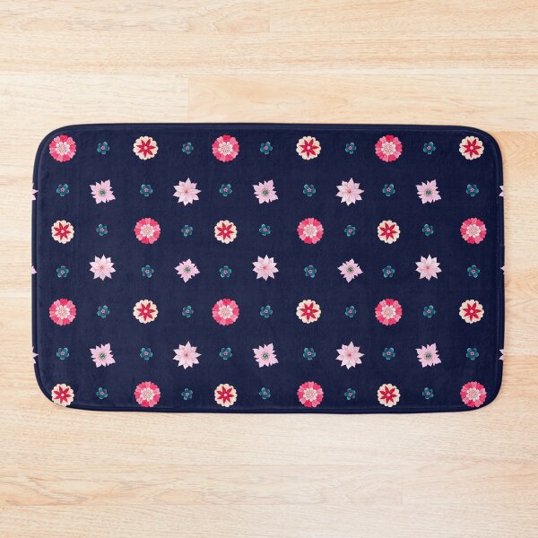 Item preview, Jaipur Floral Trellis - Deep Navy designed and sold by Piret Victoria Ribas.