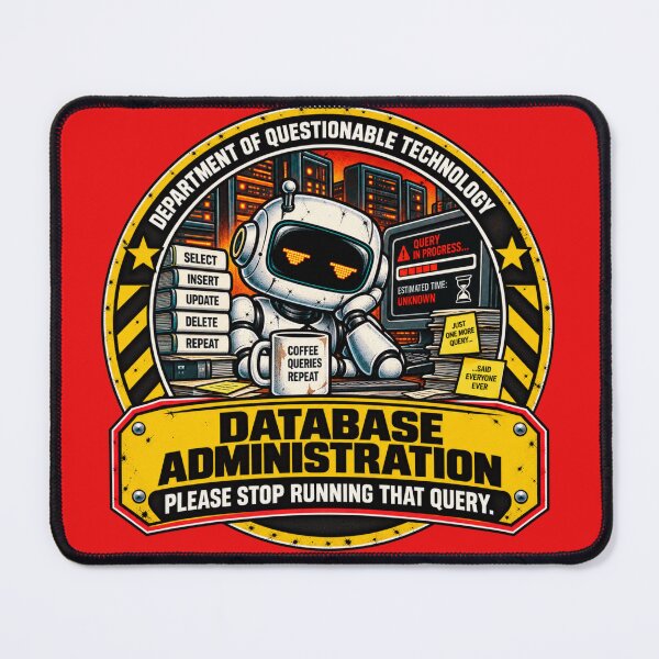 Item preview, Department of Questionable Technology Database Admin designed and sold by AdeGee.