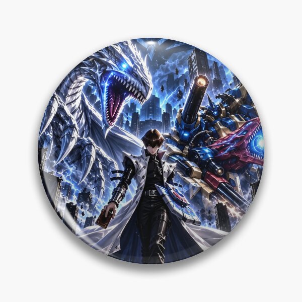 Item preview, Futuristic Card Duelist – Blue Dragon Mecha Warrior Epic Anime Battle Art designed and sold by Dyan4.