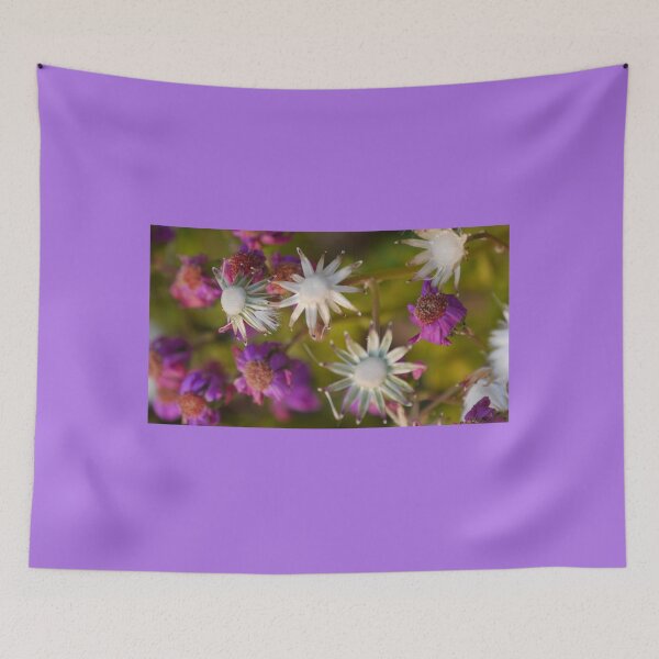 Item preview, purple and white beach flowers designed and sold by carminka.