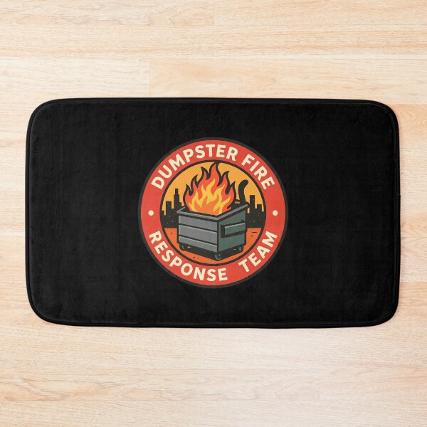 Item preview, Dumpster Fire Team designed and sold by LandMeetSky.