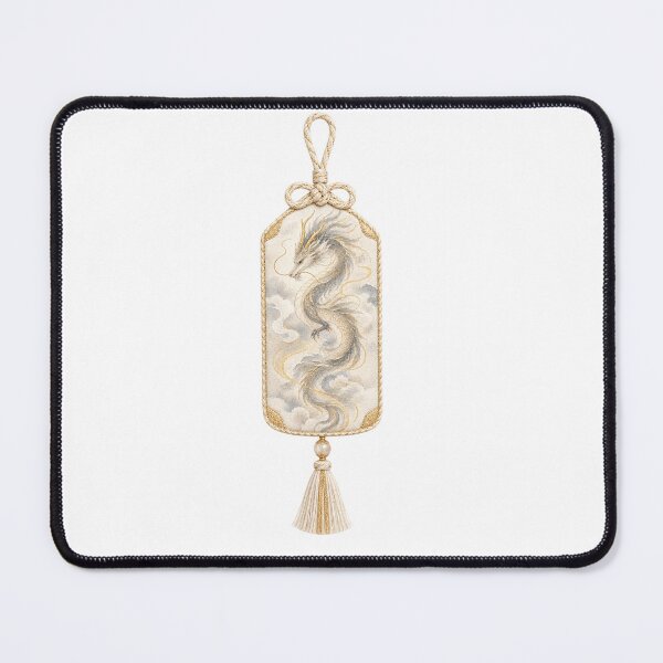 Artikelvorschau, Nebeldrache, japanisches Omamori-Charm-Motiv entworfen und verkauft von LuminaKage.
