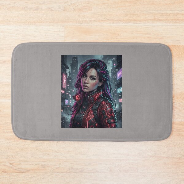 Item preview, 90s Vibe Portrait Vibrant Red Top Woman Image-65 designed and sold by FranFranke.