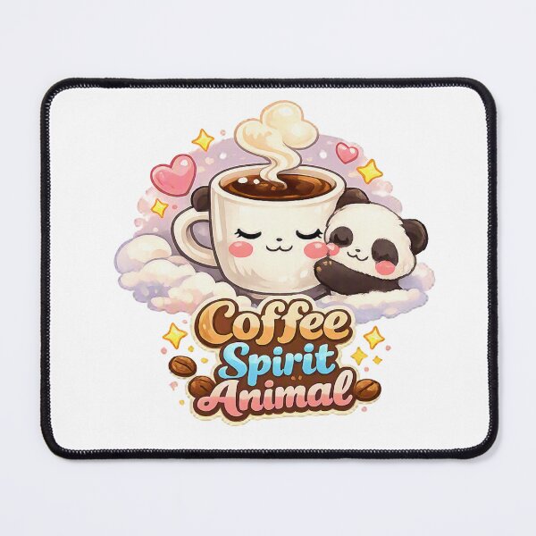 Item preview, Coffee Spirit Animal – Cute Panda & Cozy Coffee Aesthetic designed and sold by Sommium .