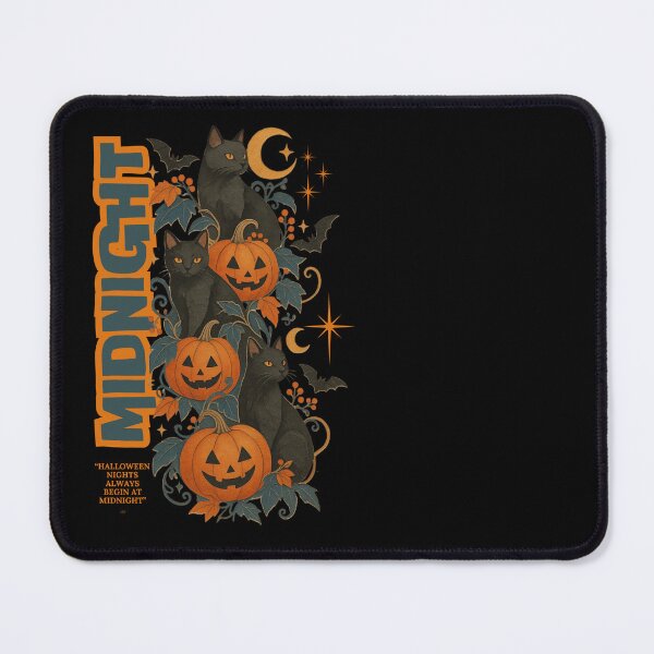 Item preview, HALLOWEEN - HALLOWEEN NIGHTS ALWAYS START AT MIDNIGHT - WITCHY CATS designed and sold by justyna-s28.