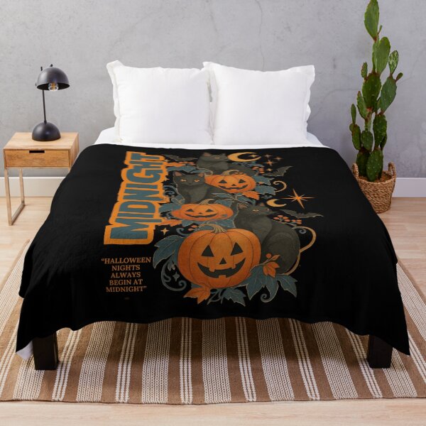 Item preview, HALLOWEEN - HALLOWEEN NIGHTS ALWAYS START AT MIDNIGHT - WITCHY CATS designed and sold by justyna-s28.