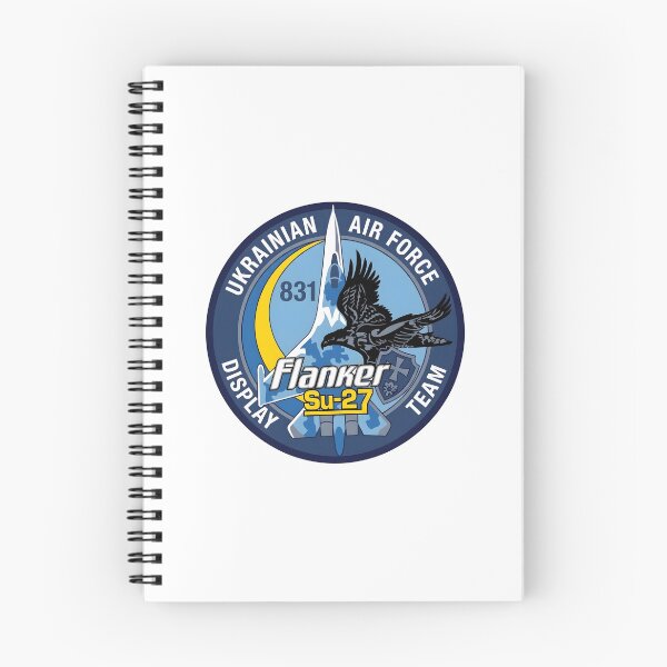Item preview, Ukrainian Air Force 831st Brigade Su-27 Flanker Display Team Patch designed and sold by CharlieDesings.