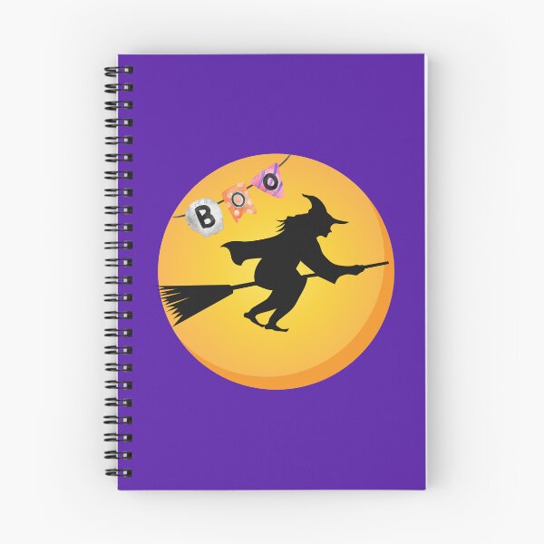 Item preview, Flying Witch Full Moon Boo Banner Halloween Graphic designed and sold by SolutionsArt.
