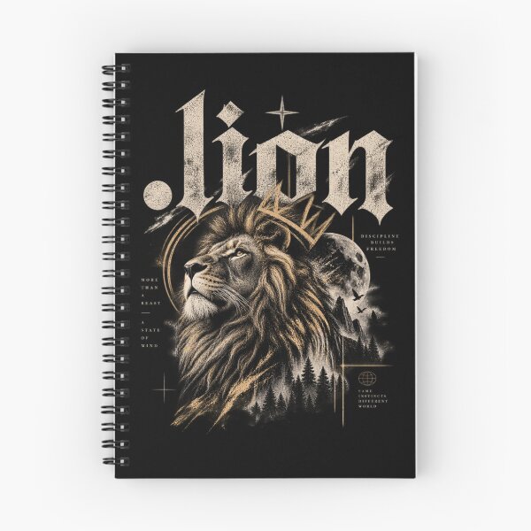 Item preview, Lion Discipline Builds Freedom – Powerful Motivational Streetwear Design. designed and sold by UNVYRE.