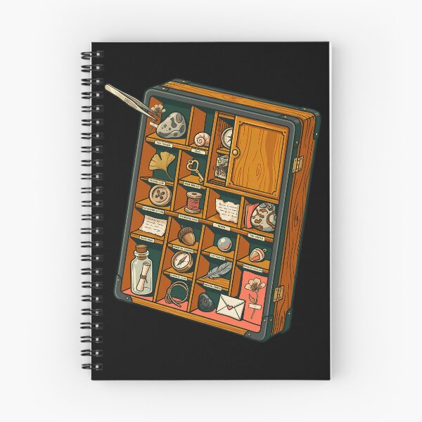 Item preview, Vintage Curiosities Collector Wooden Shadow Box designed and sold by Fun2Fentastic.
