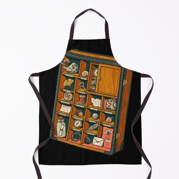 Item preview, Vintage Curiosities Collector Wooden Shadow Box designed and sold by Fun2Fentastic.