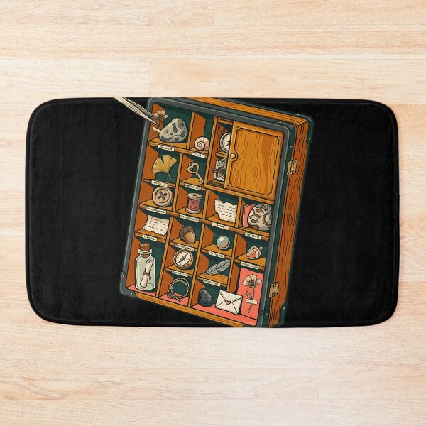 Item preview, Vintage Curiosities Collector Wooden Shadow Box designed and sold by Fun2Fentastic.