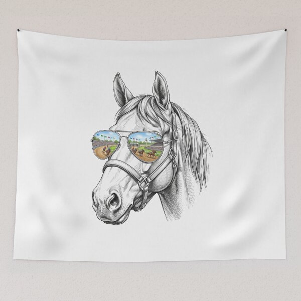 Item preview, Horse Open Pasture Shades Reflection designed and sold by Bad-Decisions-Designs.
