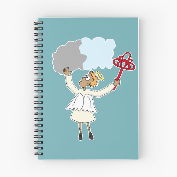 Item preview, Funny Angel Cloud Cleaning Sticker | Divine Rug Beater Meme Art designed and sold by MyxaART.