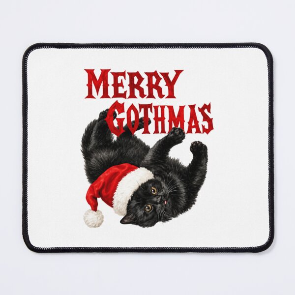Item preview, Merry Gothmas Black Cat designed and sold by moonfullStudio.