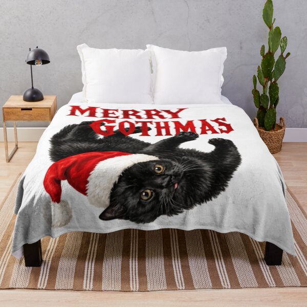 Item preview, Merry Gothmas Black Cat designed and sold by moonfullStudio.